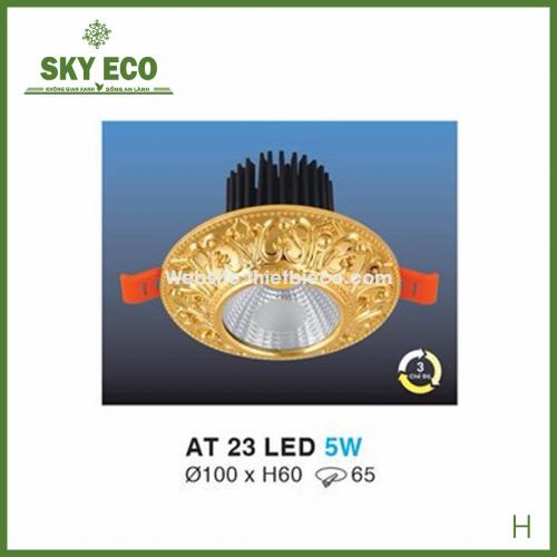 Đèn LED âm trần cổ điển AT-23 LED 5W
